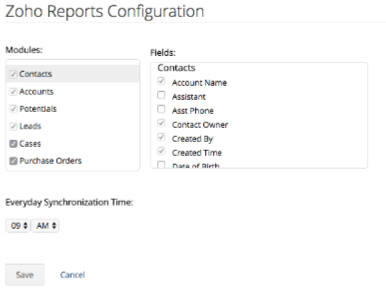 , ¿Cómo Configurar Zoho Reports Analytics en Zoho CRM?