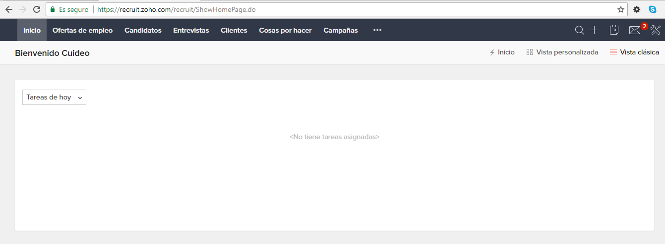 , NOVEDADES EN LA INTERFAZ DE ZOHO RECRUIT