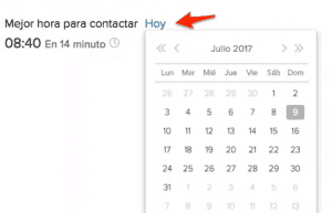 , ¿CON ZIA DE ZOHO CRM, CUÁL ES LA MEJOR HORA PARA HABLAR CON UN CLIENTE?