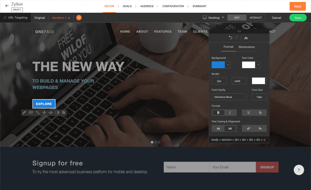 Zoho PageSense: Mejora la Experiencia de Usuario y Aumenta tus Conversiones